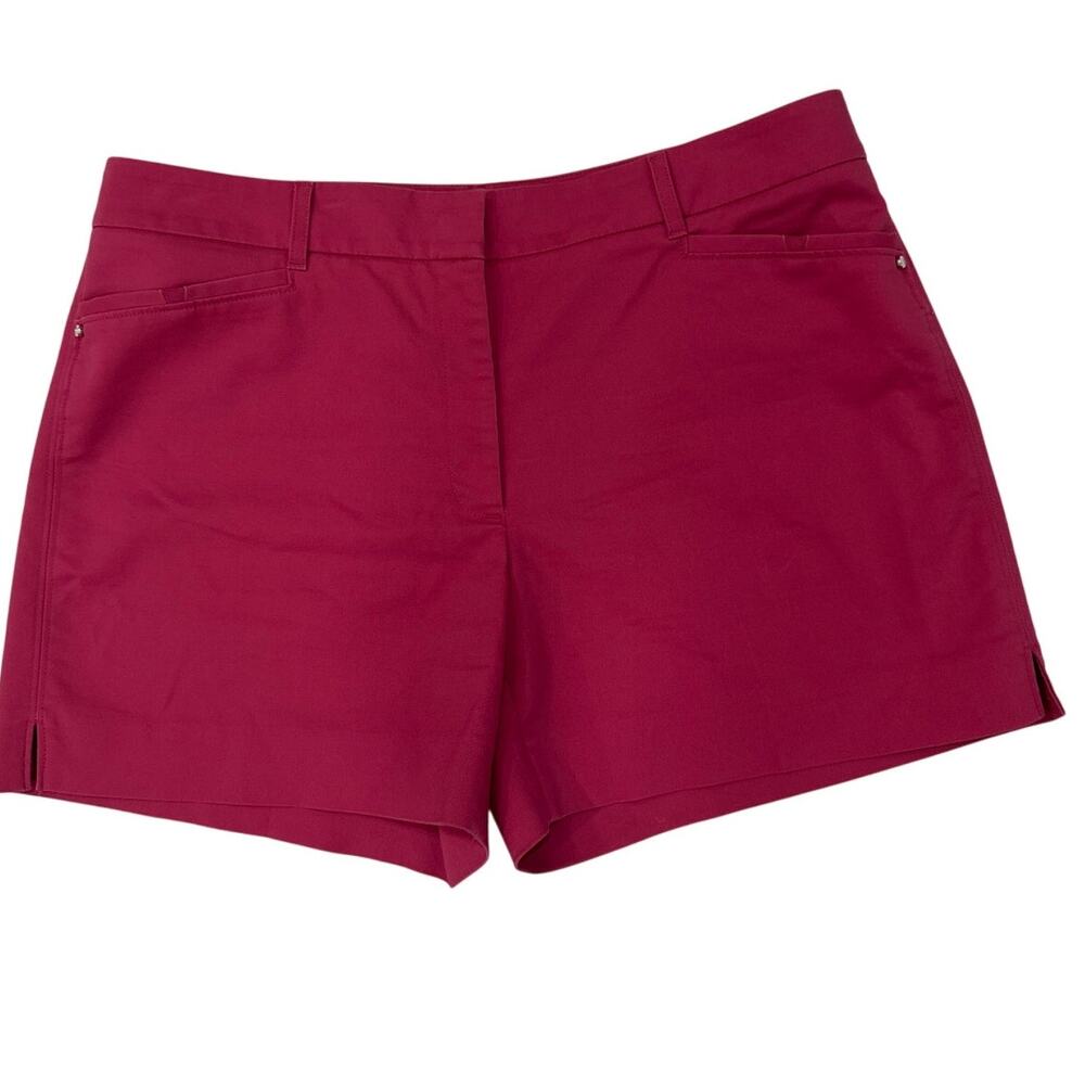 Classic White Black Shorts Color: Fuchsia/Pink - Size 12